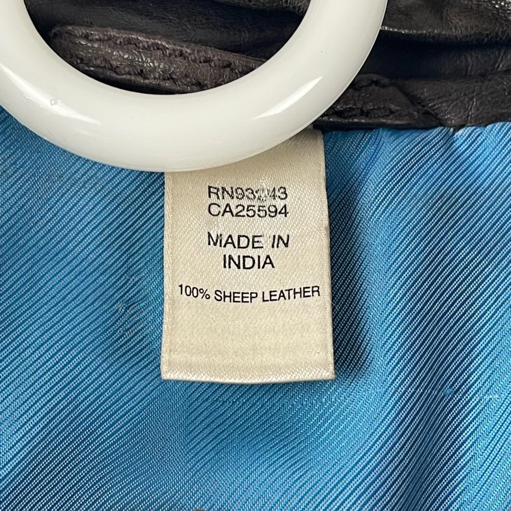 Diesel Vintage Multi-zip Sheep Leather Riders Jacket - Picture 8 of 12